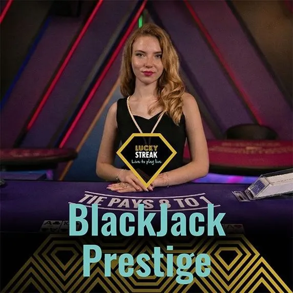 Blackjack asztal elegáns környezetben